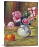 "Vase de roses et orange" Artwork