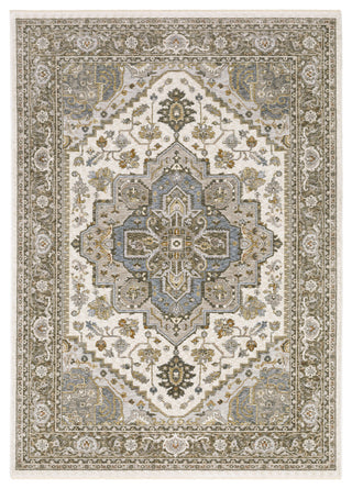 Oriental Weavers Maharaja 1144Y Medallion Rug, Ivory, 3'3"x5'
