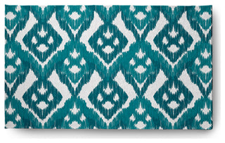Hipster Soft Chenille Area Rug, Teal, 3'x5'