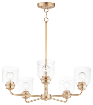 Maxim 12266CD Acadia 5 Light 26"W Chandelier - Satin Nickel