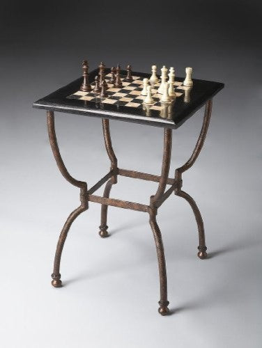 Butler  Fossil Stone Game Table