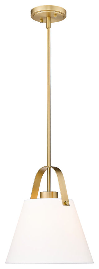 Z-LITE 1-Light Pendant, Heritage Brass