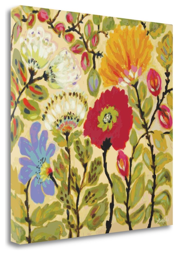 "Autumn Fresh Garden" By Karen Fields, Giclee Print on Gallery Wrap Canvas