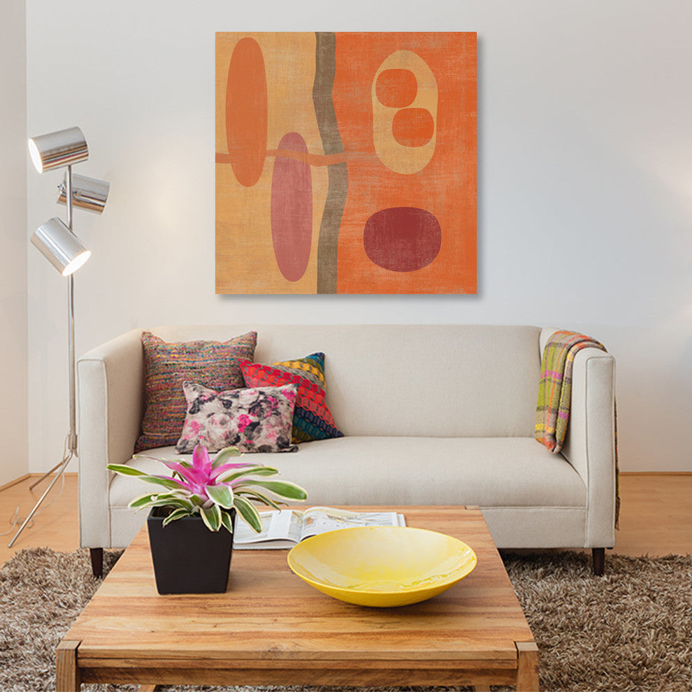 "Abstract IV" by Erin Clark, Canvas Print, 12"x12"