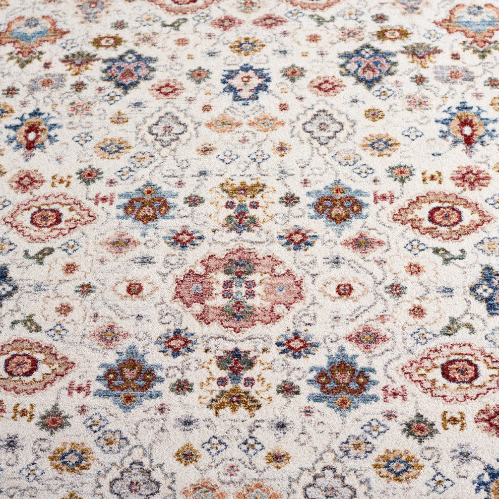 Safavieh Lauren Ralph Lauren Collection LRL1403 Rug, Ivory/Blue/Rust, 8'x10'