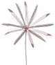 Vickerman 24" Papyrus, 20" Flower, Set of 3, Pink