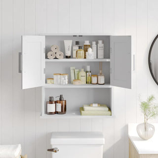 Vega Wall Mounted Bathroom Medicine Cabinet, White