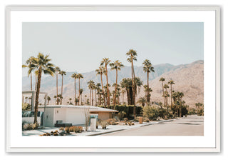 Opaque White 11" x 14" The Hills Framed Print