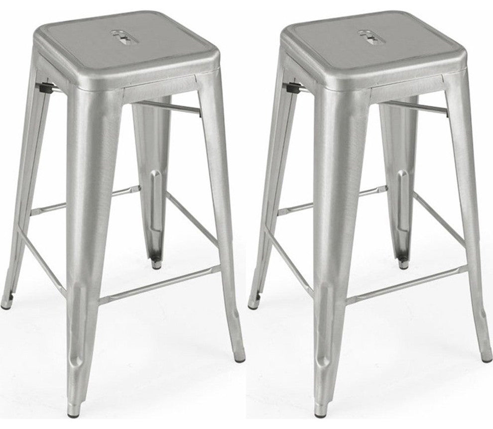 Industrial Bar Stool, Set of 2
