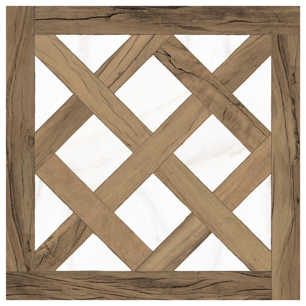 Kings Forest Lattice Calcatta Mix Ceramic Floor and Wall Tile