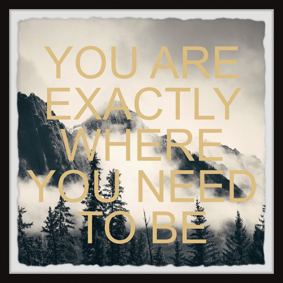 "Take Your Time" Framed Painting Print, 32x32