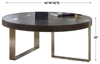 Uttermost Converge Round Coffee table