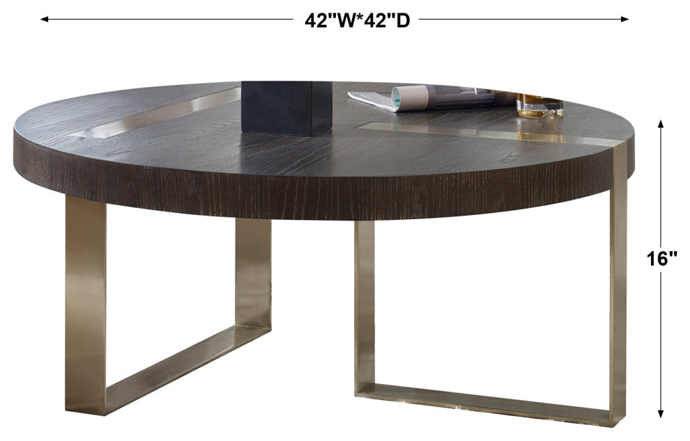 Uttermost Converge Round Coffee table