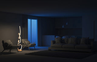 Mozart 47W LED Lamp With Remote And Dimmer