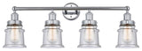 Innovations 616-4W-PC-G184S Canton 4 Light Bath Vanity Light, Polished Chrome