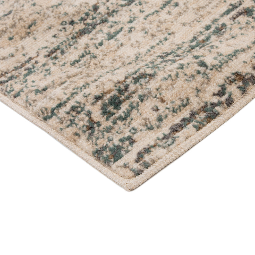 Alpine Grace Area Rug, Ivory, 6'7" x 9', Striped