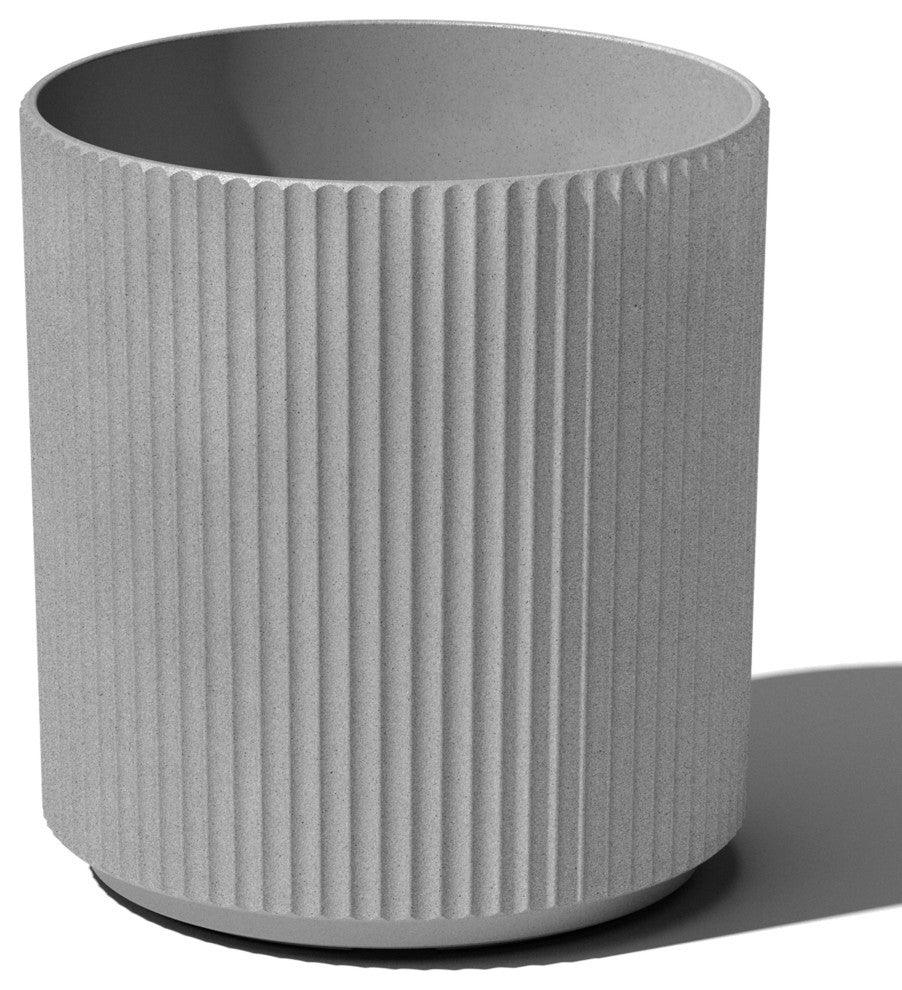 Veradek Demi Series Planter, Gray, 20", 1 Pack
