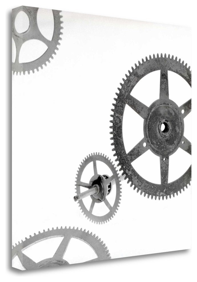 "Retro - Gears - 2" By Alan Blaustein, Giclee Print on Gallery Wrap Canvas