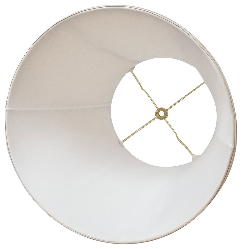 Royal Designs Modified Bell Lampshade, Eggshell, 10.5x17x13.5, Washer