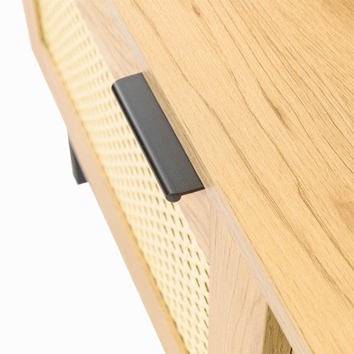 60 inch Wicker TV stand modern wood TV cabinet