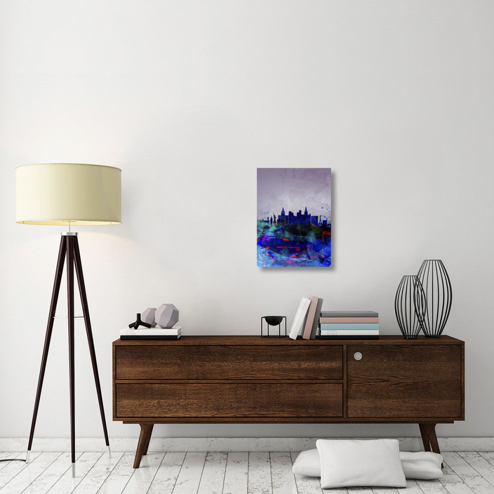 "Las Vegas Watercolor Skyline" Fine Art Print