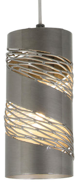 Varaluz-240M01SL-One Light Mini Pendant Steel