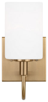 Oak Moore LED Bath Wall Sconce, Satin Brass