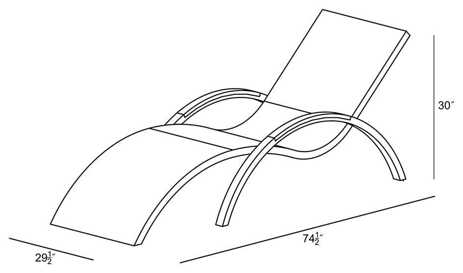 Arbor Stackable Chaise Lounge, Set of 2