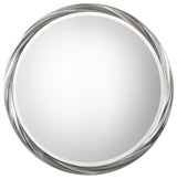 Orion Silver Round Mirror