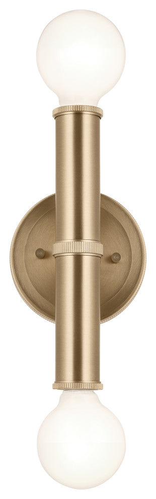 Torche 2 Light Wall Sconce, Champagne Bronze