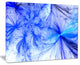 "Christmas Fireworks Blue" Digital Art Canvas Print