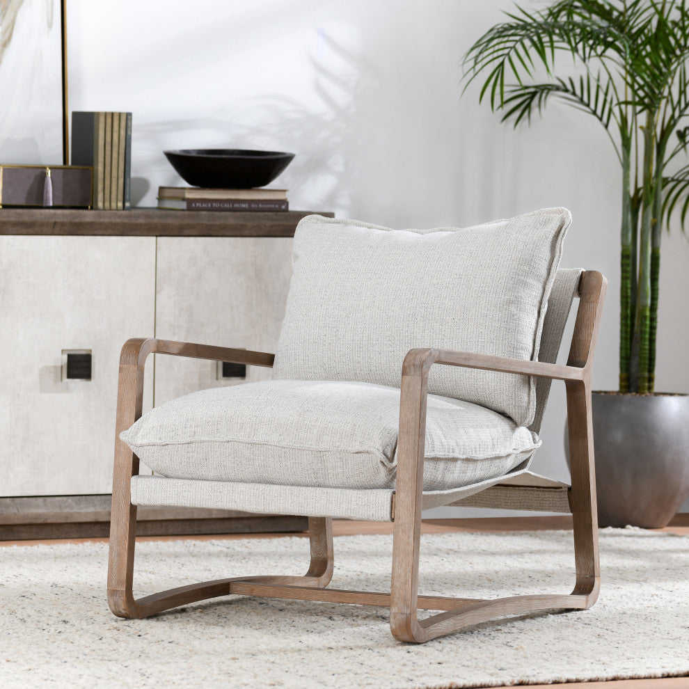 Mariah Accent Chair, Natural