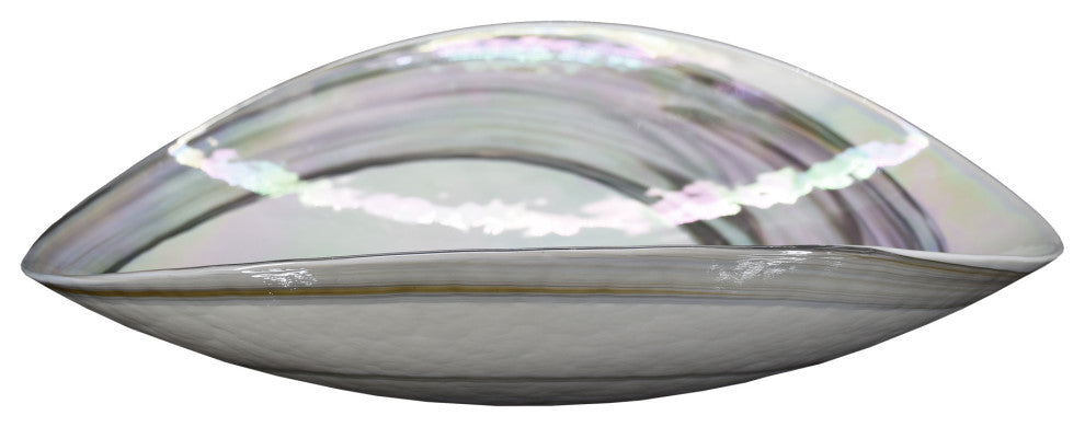 Sorrento Murano Glass Bathroom Sink, Abalone
