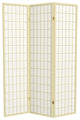 6' Tall Window Pane, Special Edition, Ivory, 3 Panels