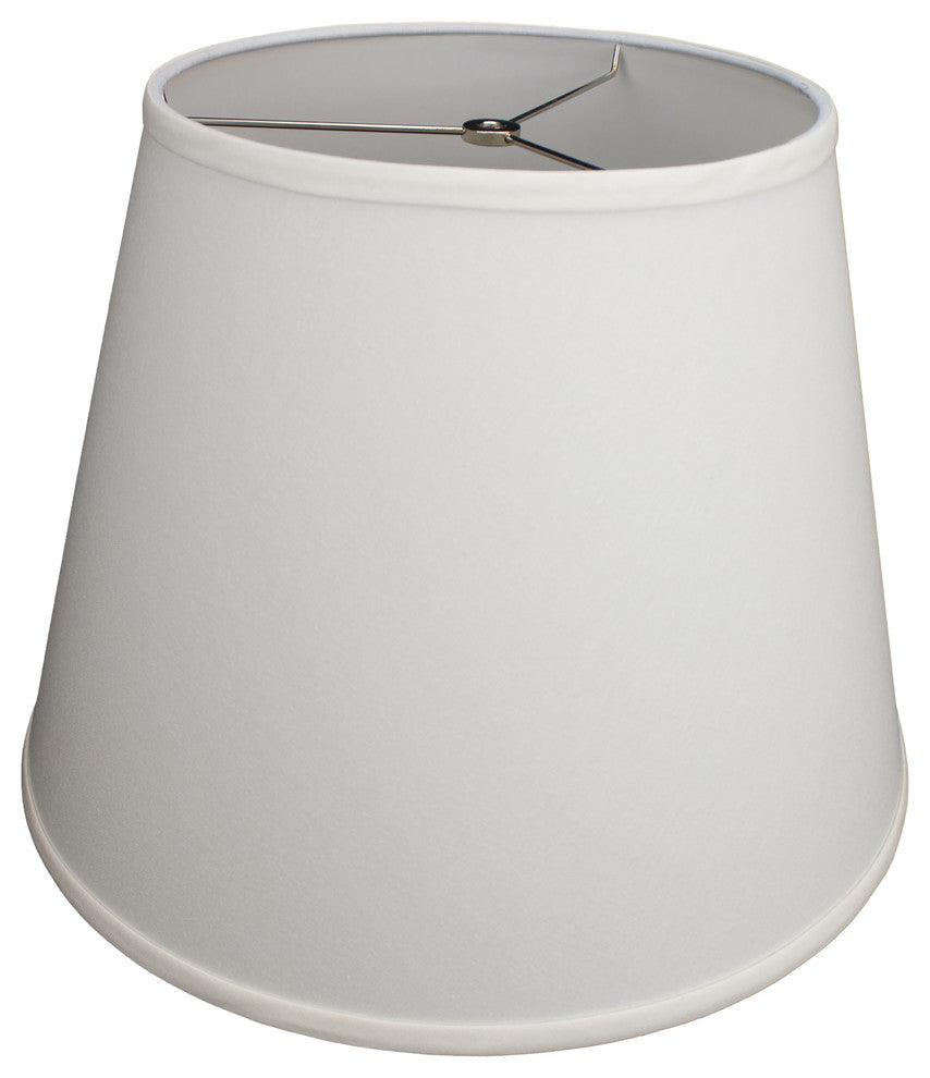 Fenchel Shades 11"x17"x13" Spider Attachment Empire Lamp Shade, Linen Cream