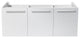 Fresca Vista 48" White Wall Hung Cabinet