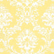 Traditional Damask Wallpaper, Yellow, Bolt