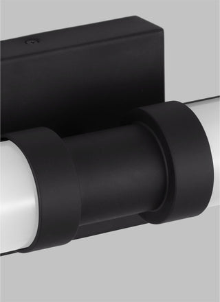 Kiel Small LED Wall / Bath, Midnight Black