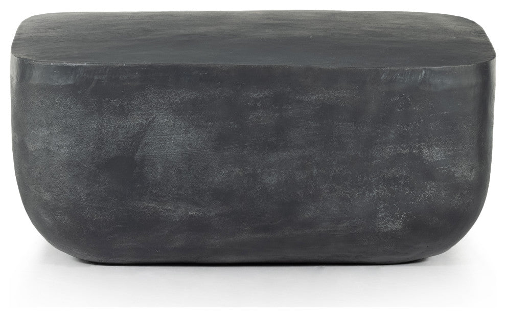Basil Square Coffee Table-Aged Grey