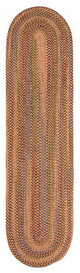 Colonial Mills Rug Worley Runner Orange Runner, Oval