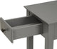 Urban Designs Bega Wooden Accent Side Table, Gray