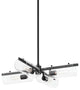 Ariel 4-Light Chandelier Soft Black
