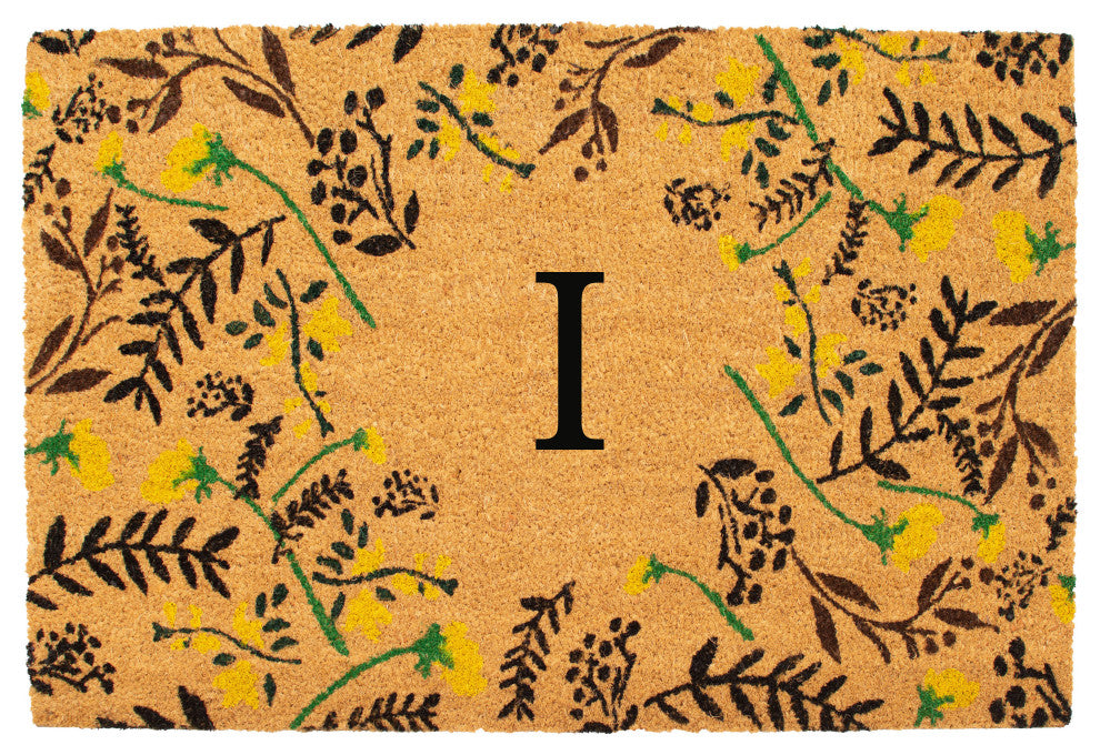 Calloway Mills Lily Bliss Monogram Doormat, Letter I
