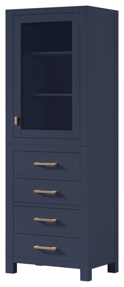 Avanity Modero 24" Linen Tower, Navy Blue