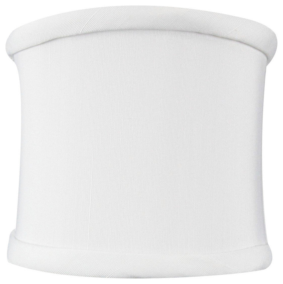Down White Clip-On Sconce Shell Lampshade