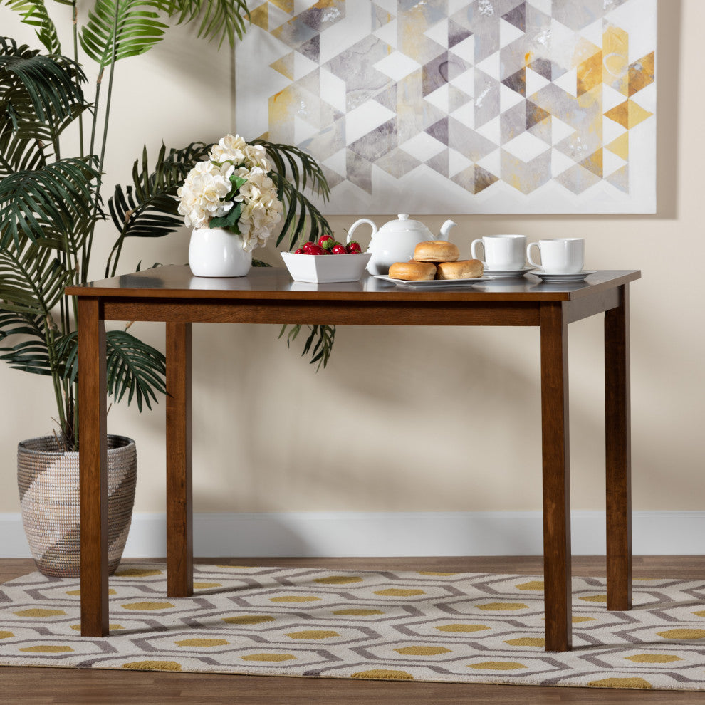 Rebellah 43" Dining Table, Walnut Brown