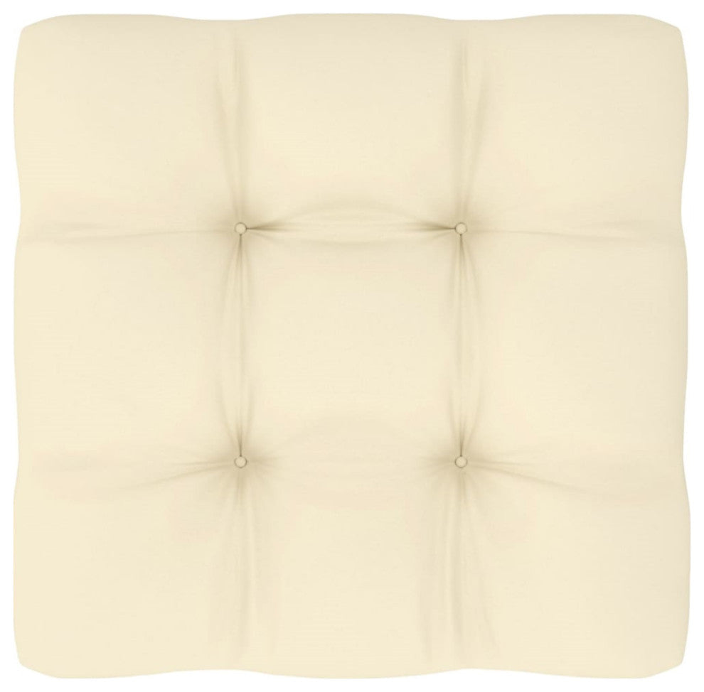 Vidaxl Pallet Sofa Cushion Cream 27.6"x27.6"x4.7"
