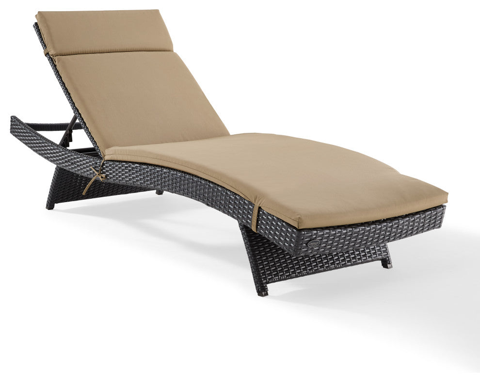 Biscayne Chaise Lounge, Mocha