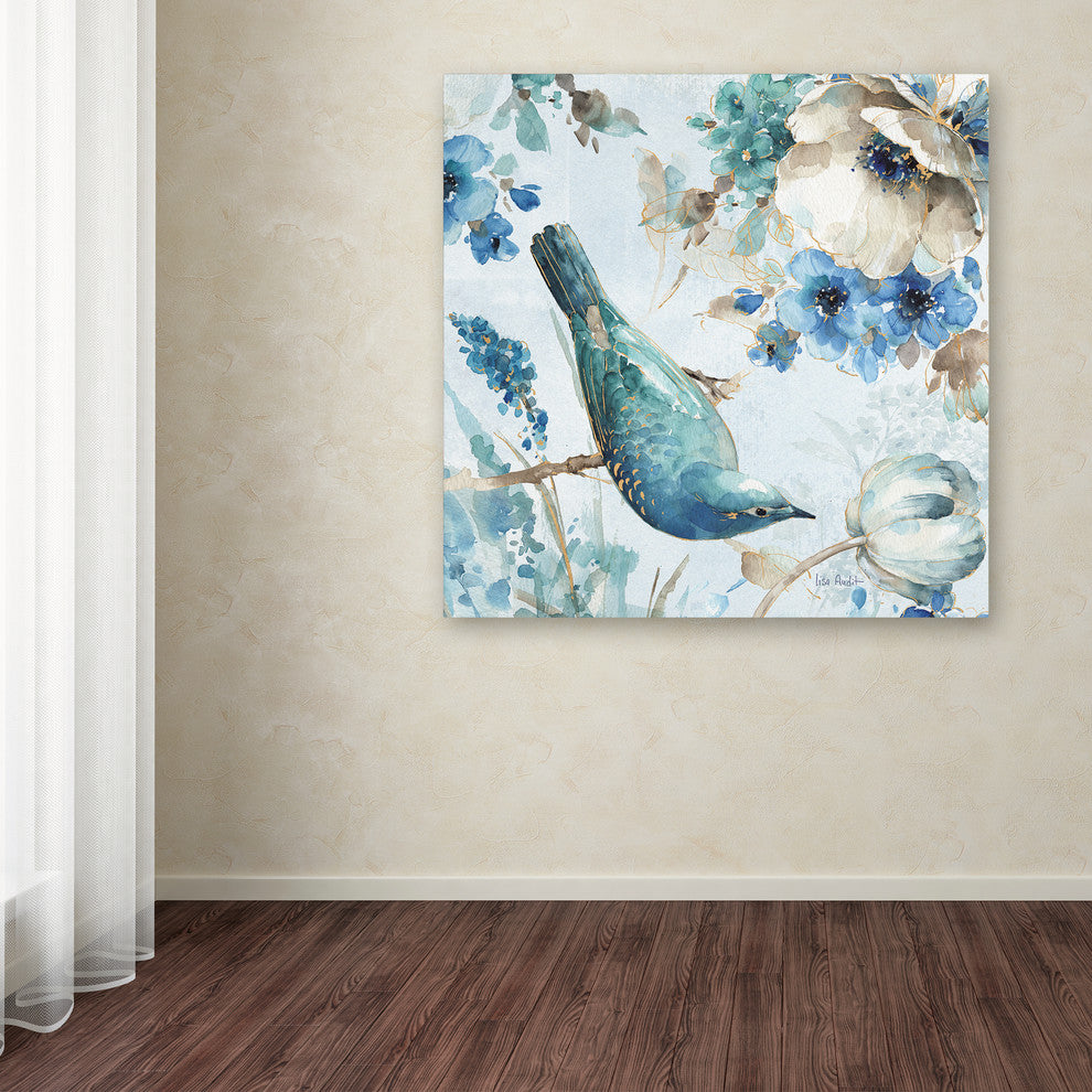 Lisa Audit 'Indigold II' Canvas Art, 18"x18"