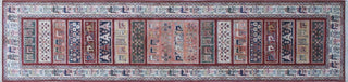 Khurgeen Fatma Red/Ivory Rug, 2'8x10'5